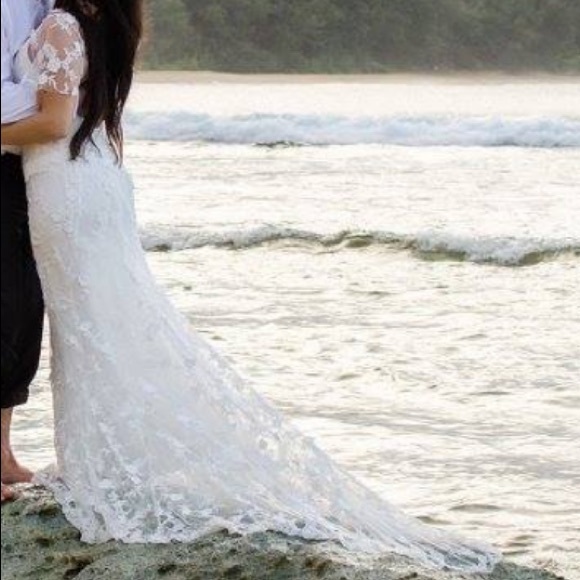 Two-Piece Mermaid Gown lace - Picture 4 of 14